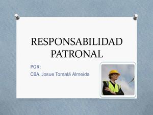 RESPONSABILIDAD PATRONAL IESS