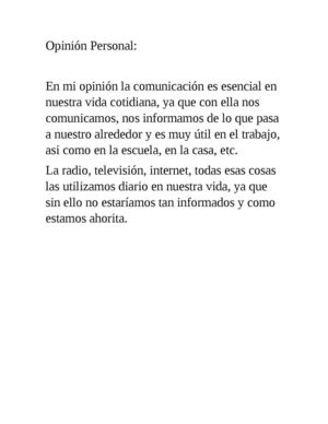 en mi opinion