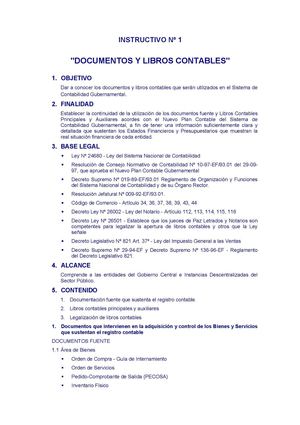 INSTRUCTIVO DE CONTABILIDAD
