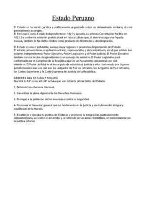 Estado peruano