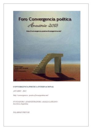 Convergencia poética.Foro.Anuario 2013