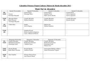 Appel au bénévolat