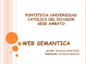 Web semantica