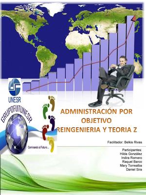 ADMINISTRACIÓN POR OBJETIVO REINGENIERIA Y TEORIA Z