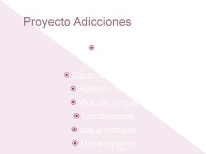 Proyecto Adicciones de 5° "B"
