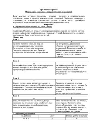 Психотип личности