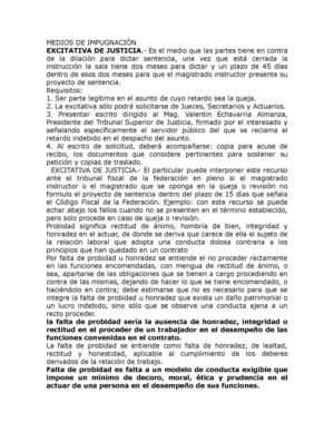 Excitativa de justicia