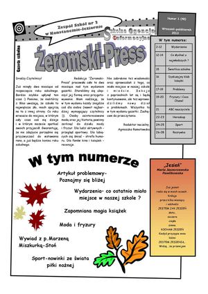 "Żeromski-Press" wrzesień-październik 2013