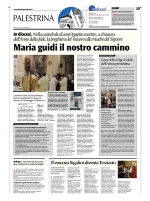 Avvenire lazio sette 01 dicembre 2013