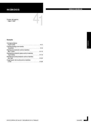 Enciclopedia de salud y seguridad en el trabajo: Incendios