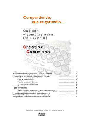 Licencias Creative Commons by VeraRex