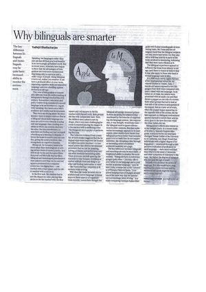 ARTÍCULO BILINGÜISMO