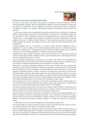 RELATO DE LA VIDA DE UN AUSTRALIANO NICK VUJICIC