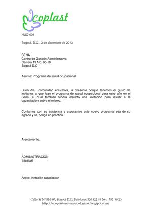 CARTA INSTITUCIONAL