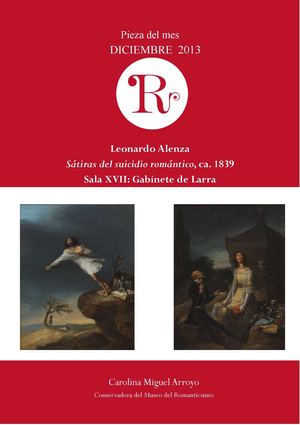 Pieza del mes: "´Sátiras del suicidio romántico", de Leonardo Alenza, ca. 1839
