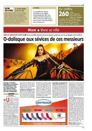 La Montagne Riom - Maîtresse Odalisque