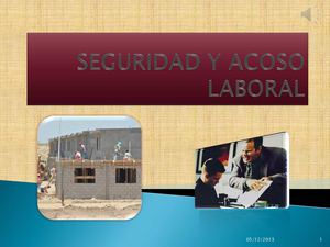 SEGURIDAD Y ACOSO LABORAL