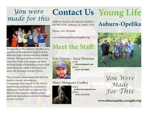 Young Life Brochure