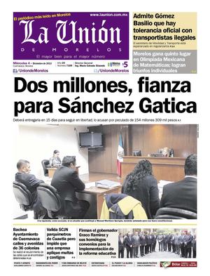 La Unión de Morelos 04 Diciembre 2013