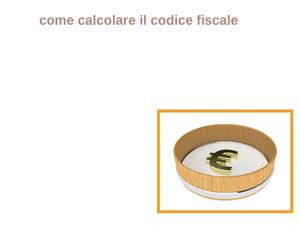 come calcolare il codice fiscale