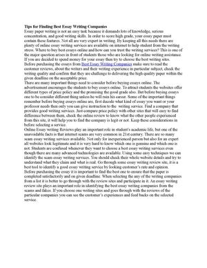 Tips for Finding Best Essay Writing Companies