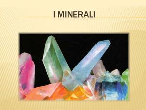 I minerali