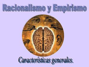 Racionalismo y empirismo