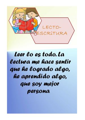 la lecto-escritura