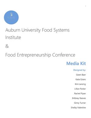 Auburn University Food Systems Institute Media Kit