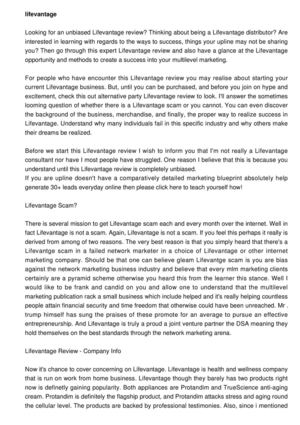 LifeVantage Scam