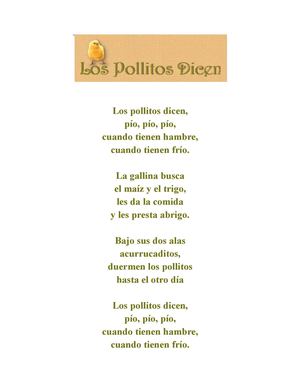 Los pollitos dicen