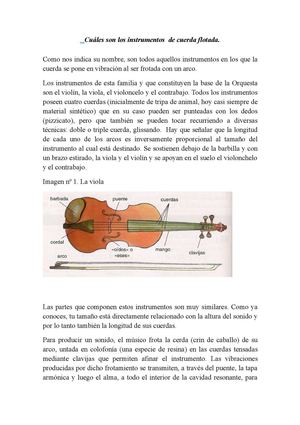 la familia de la cuerda