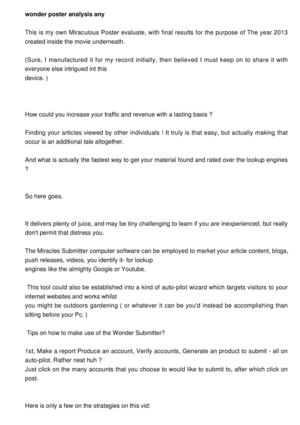 

Magic Submitter- the Best Means for Getting Content Noticed ?


