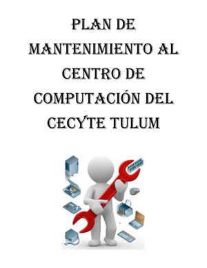Plan de Mantenimiento