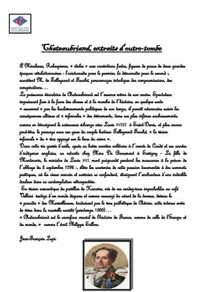 second catalogue expo. Chateaubriand 