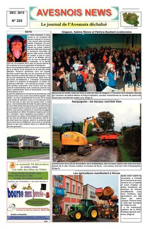AVESNOIS NEWS N° 233