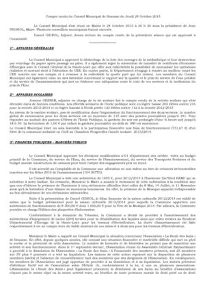 Séance du 24 octobre