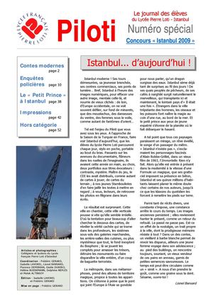 Piloti 2009 Spécial Istanbul moderne