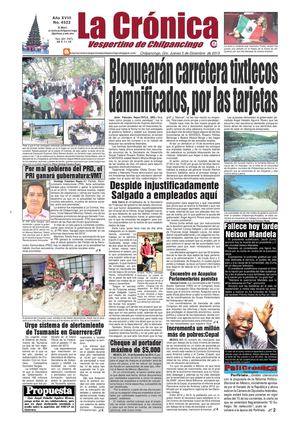 La Crónica 5 de diciembre 2013