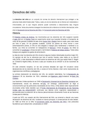 DERECHOS DE LOS NIÑOS