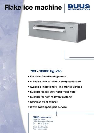 Льдогенераторы BUUS