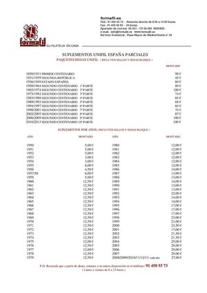 TARIFA UNIFIL PARCIAL