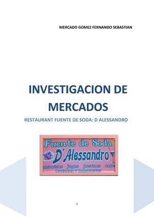 MONOGRAFIA INVESTIGACIÓN DE MERCADOS 