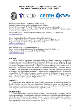 PROJETO GRANDE CARAJAS