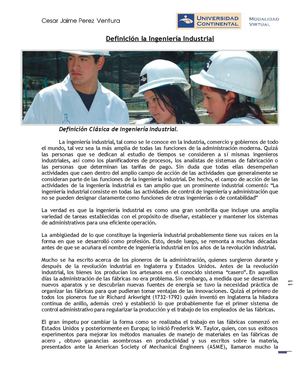 DEFINICION DE INGENIERIA INDUSTRIAL