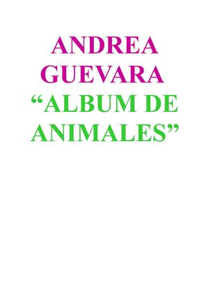 Album de animales