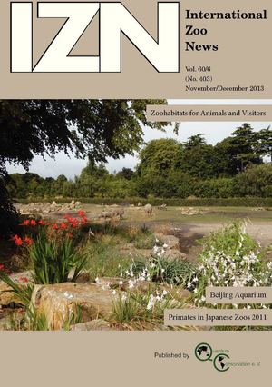 International Zoo News Vol. 60 issue 6, November/December 2013