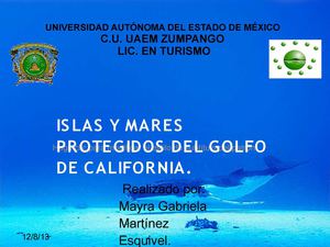 Islas y Áreas Protegidas Del Golfo de California - Martinez 