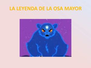LEYENDA DE LA OSA MAYOR
