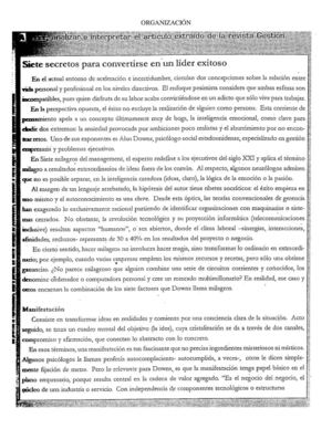 LECTURA REVISTA GESTIÓN
